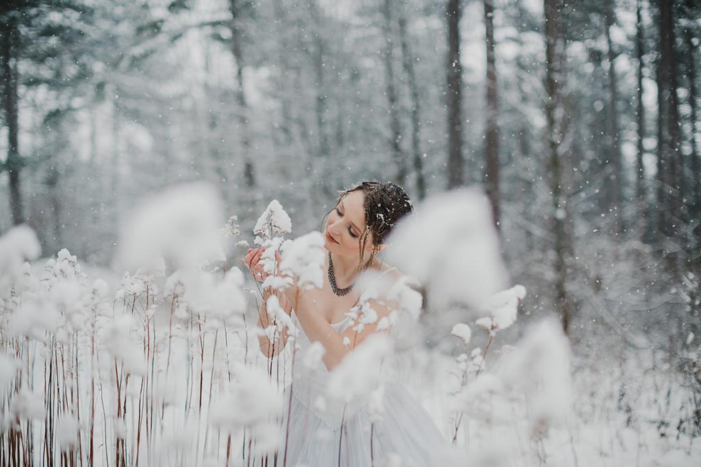 Trash the Dress Winter Schnee 010 - After Wedding Shooting im Winter