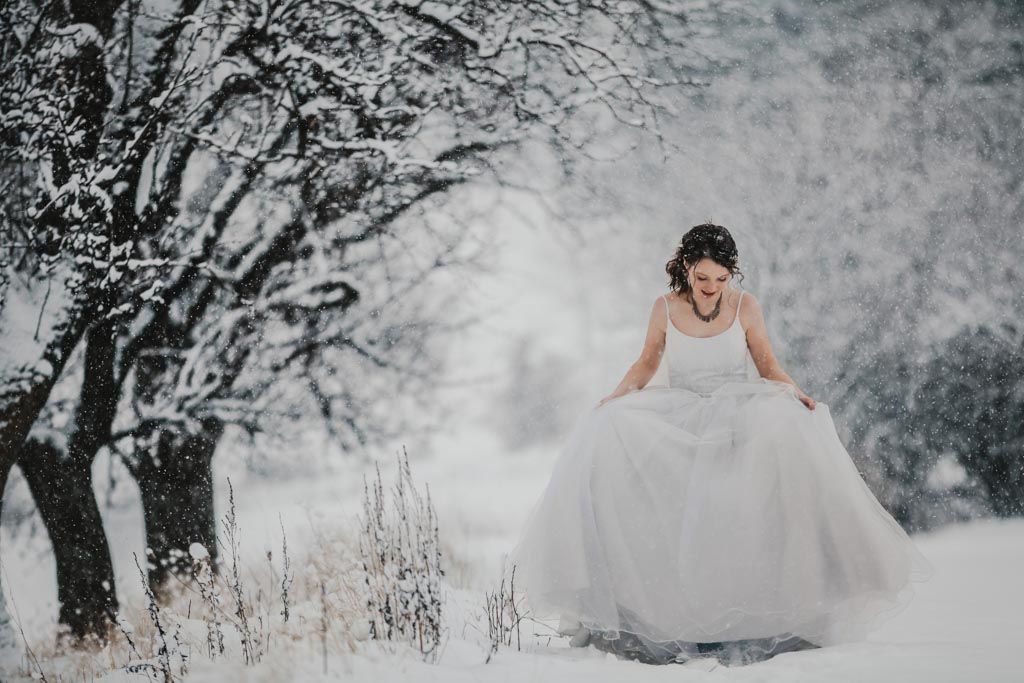 Trash the Dress Winter Schnee 022 - After Wedding Shooting im Winter