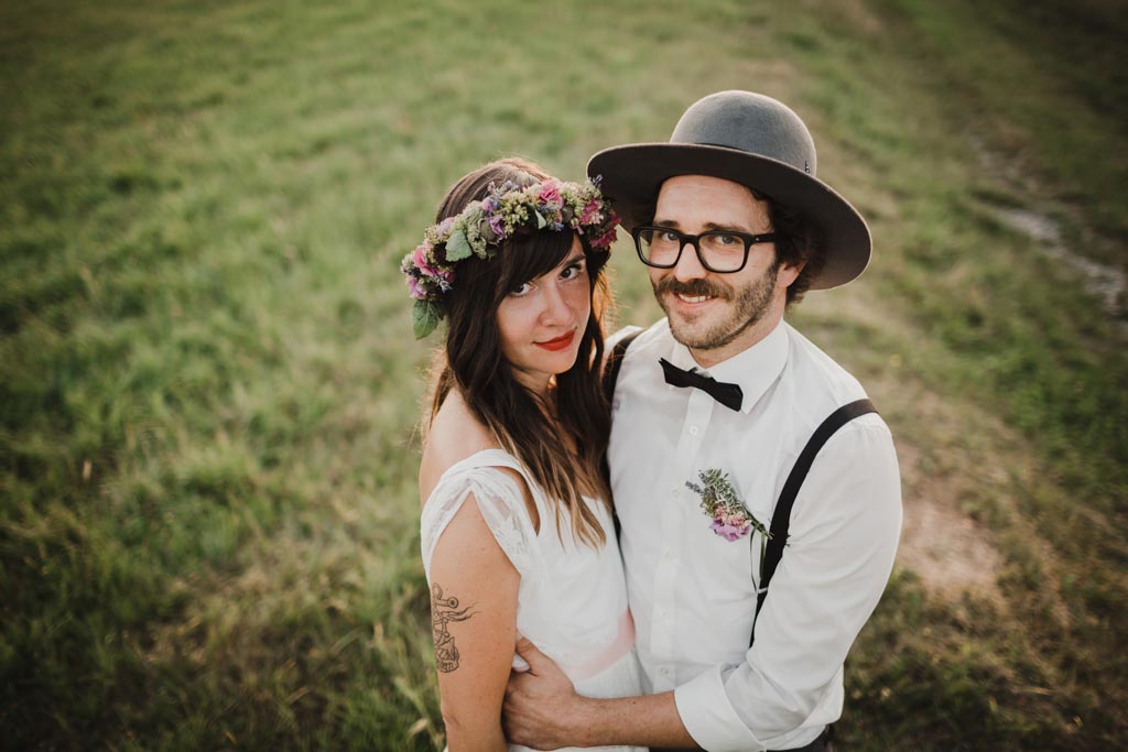 Boho Hochzeit brautpaar portrait boho hochzeit - Boho Hochzeit