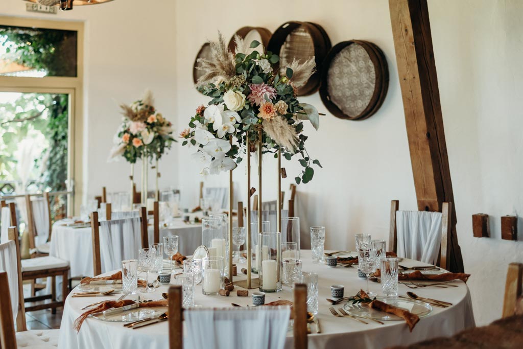 Hochzeit Weingut festtafel hochzeit weingut holler - Hochzeit Weingut